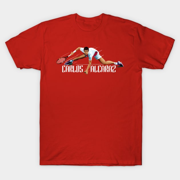 Carlos Alcaraz cartoon T-Shirt by BAJAJU